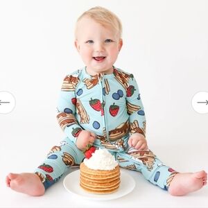 Posh Peanut Bamboo Convertible Sleepers Sharks 0-3M